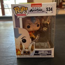 Funko Pop Avatar The Last Airbender Aang With Momo