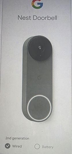 Nest Doorbell 2nd Generation (Wired) (Hazel)