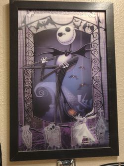 Nightmare Before Christmas Framed Wall Art