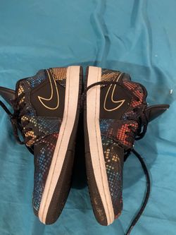 Jordan 1 Low Multi color Snakeskin 2020