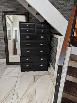 Beautiful Black Chest Dresser....