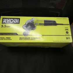 RYOBI 5.5 Amp Corded 4-1/2 in. Angle Grinder