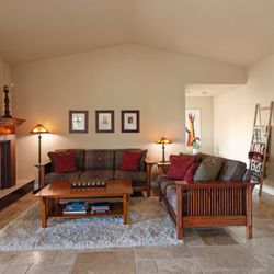 Solid Wood Mission Living Room Set