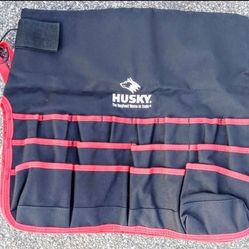 Husky Soft Sided Tool Pouch 18",  Black & Red, Sell $10