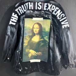 Hand-Painted  Denim Jacket – Streetwear Art Statement