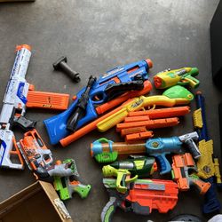 Nerf Guns And Bullits