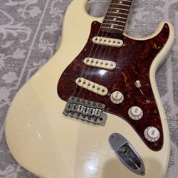 FS/FT RARE Vinetto DC60 SB Artifact 2012 Olympic White Vince Cunetto Custom Shop Relic Stratocaster