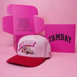 Tambay v14 PINK JEEPNEY Cap Comes With TAMBAY PINK Box, Sticker,Signed By Pio B.