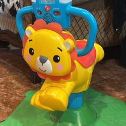 Bounce and spin lion for kids