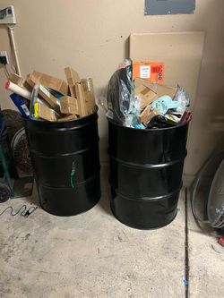 2 bulk barrels of general merchandise