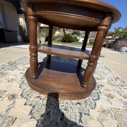 Oval End Table