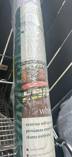 External roll up shad curtains new dimensions 72” x72”
