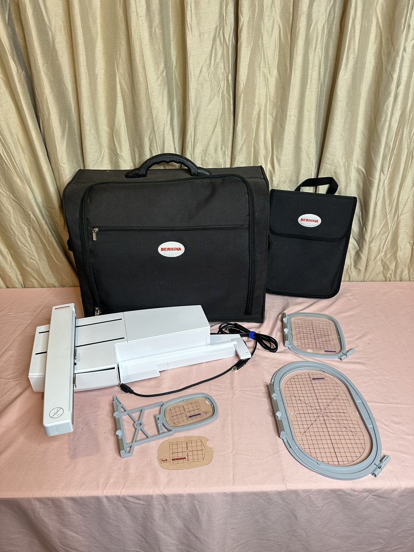 Bernina Travel Case and Accessories- Hoops and Embroidery Module