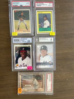 Baseball Rookie slabs