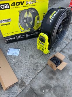 Ryobi 40V HP 20" Air Cannon Whisper Series Fan
