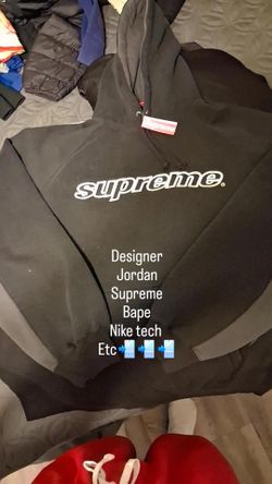 Supreme division hoodie XL Black/Grey