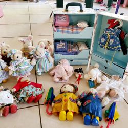 Vintage 1998 Muffy's and Hoppy's Vanderbear Bunk Trunk 
