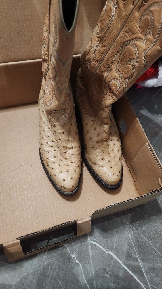 Ladies Ostrich Boots
