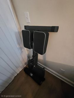 Sissy Squat & Back Extension Machine – Adjustable, Folds Flat
