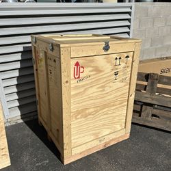 Wooden Storage Crate Box 37 x 37 x 50 Possible doghouse