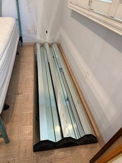 Solid Paneled Vertical Wall Mirror – Hallway Accent