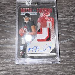 Michael Penix Jr 2024 Panini Rookies & Stars Dress For Success Auto 16/25 RC