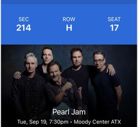 Pearl Jam Tickets