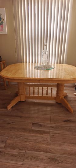 Heavy duty light wood table
