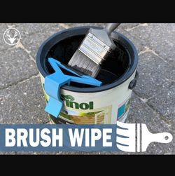 Gallon Bucket Brush Wipe (3D Printed)