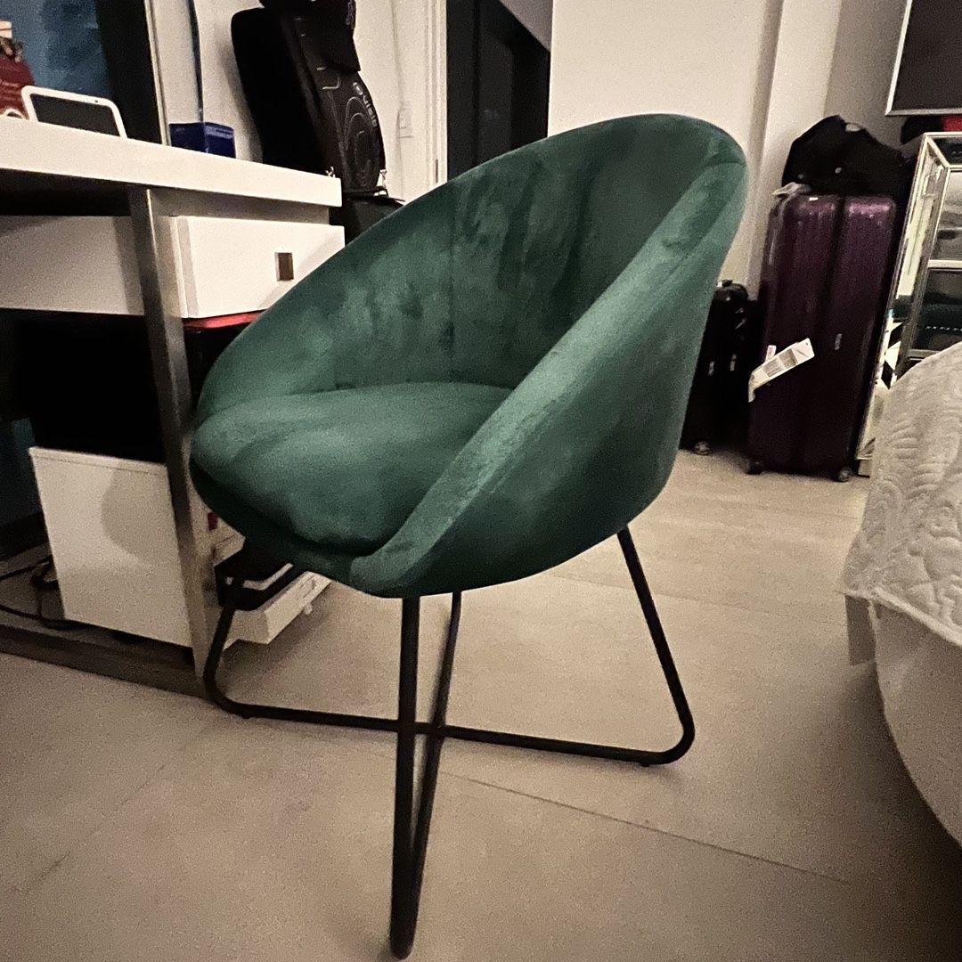 Green Velvet chair  (SET OF 2)