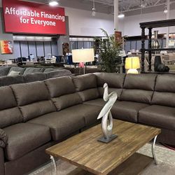 Faux Leather Cat Friendly Sectional Couch 🌟Extra Discount Code RSG 
🔥🔥 Mention OfferUp for this Special Price!!