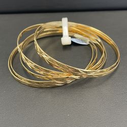 14kt Bangle 7 Day Set 