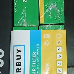 20x25x5 MERV 11 Air Filters (4)