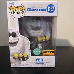 Disney Pixar Monsters Inc Yeti Scented Hot Topic Exclusive Funko Pop! #1157