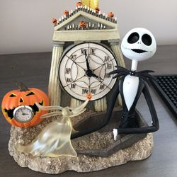 Disney Nightmare Before Christmas Table Top Clock