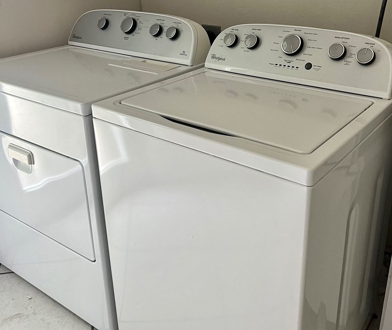 Whirlpool Washer Dryer
