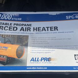 New Propane Torpedo Heater 40,000 BTU