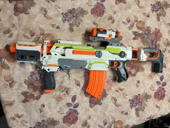 Nerf Modulus ECS-10 Full Setup | Scope + Stock + Barrel + Clip