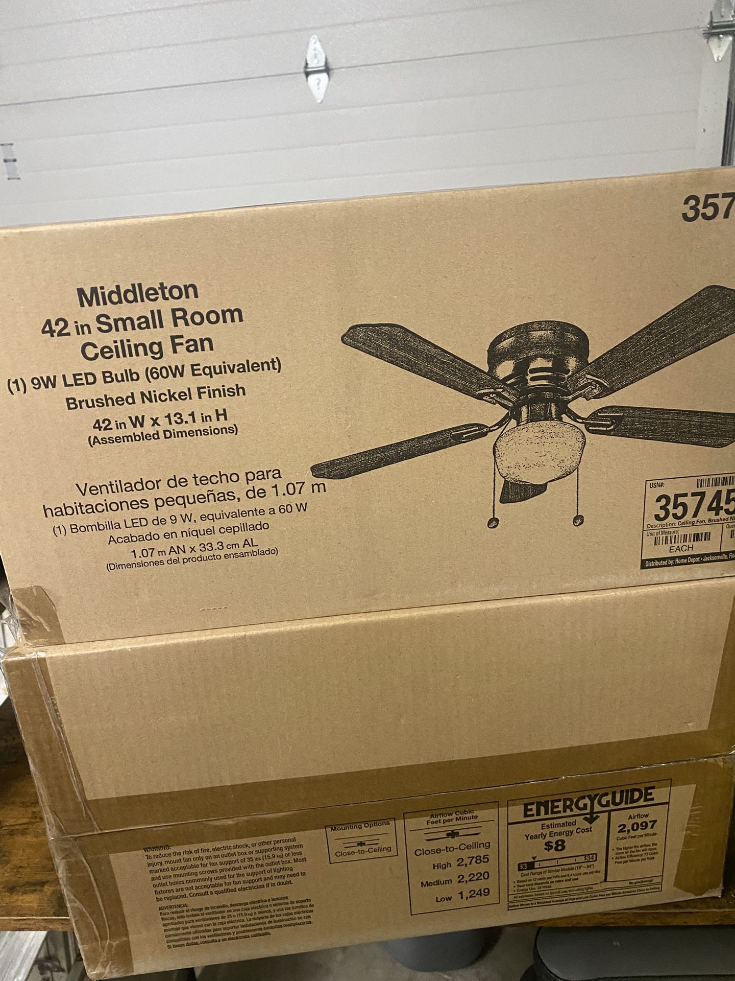 Hampton Middleton Ceiling Fan