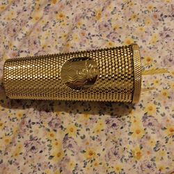 Starbucks 50th Anniversary Honeycomb Gold Studded Cold Cup Tumbler 24 oz Venti