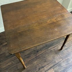 Antique Wood Card Table