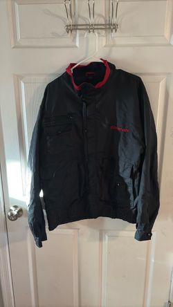 Vintage Snap-on Black Jacket with Red Trim