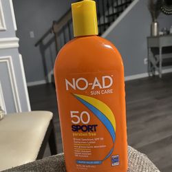 NO-AD Sport Sunscreen Lotion, SPF 50 16 oz (Pack 4