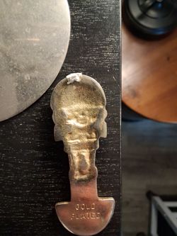 Gold plated ceremonial knife replica