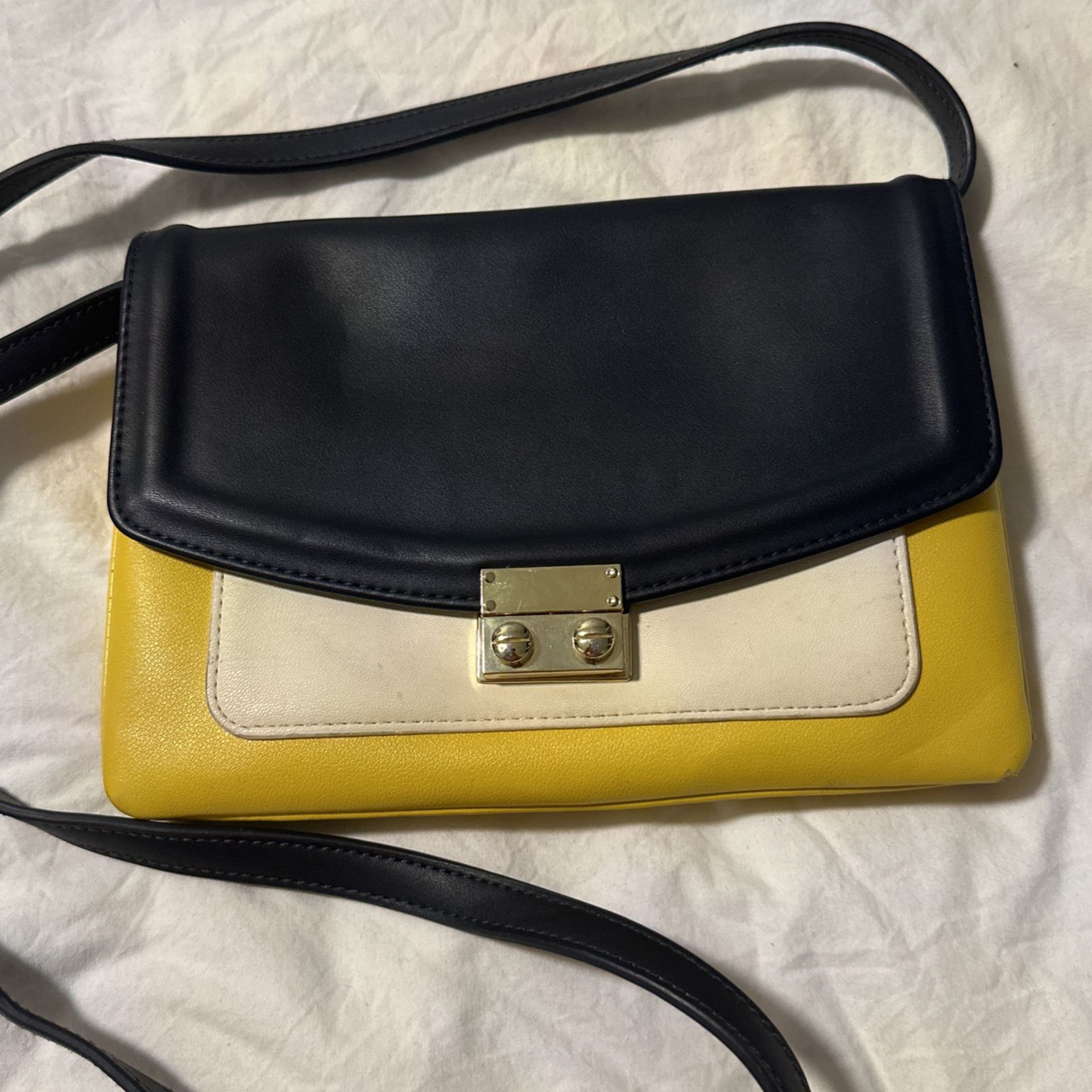 Blue And Yellow Express Purse