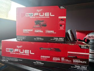 Milwaukee M12 FUEL Orbital Sander & Insider Ratchet Bundle