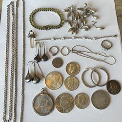 Sterling Silver Lot 290grams