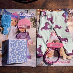 American Girl Doll Blue Brush Pants Clothing Notebook Magazine 2020
