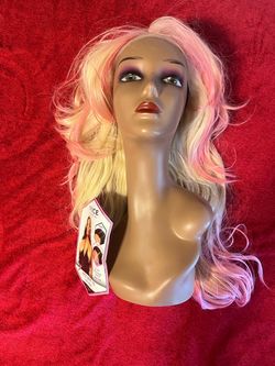 Vice Lace Front Wig Blonde Pink Wavy
