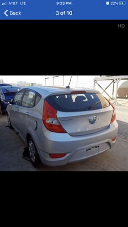 2013 Hyundai Accent parts only